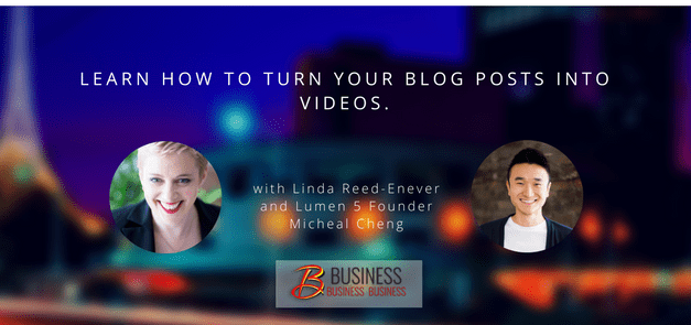 Replay: Learn how to turn your blog posts into videos with Micheal Cheng from Lumen5 – October 3rd