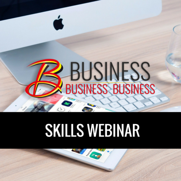 Business providing opportunities for individuals to be guest speakers in skills webinars.