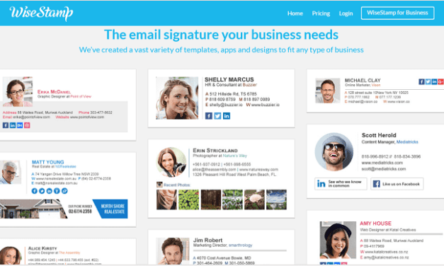 Wisestamp: Email Signatures with Impact for Gmail, Outlook and more