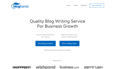 Blog hands – Helping you create Blog Content