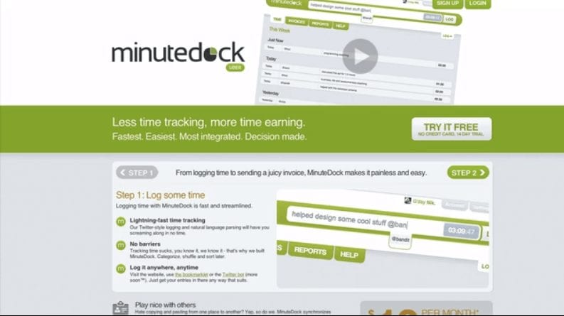 Minutedock – Loveable time tracking software