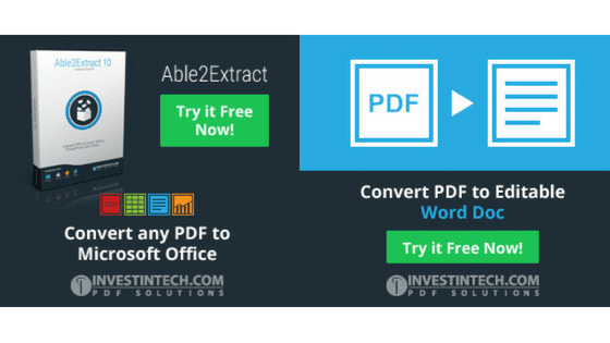 Do more with your PDF’s with Able2Extract Professional