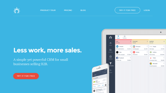 Powerful, centralised CRM with Salesflare