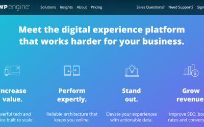 Focus on your business; WP Engine does your WordPress
