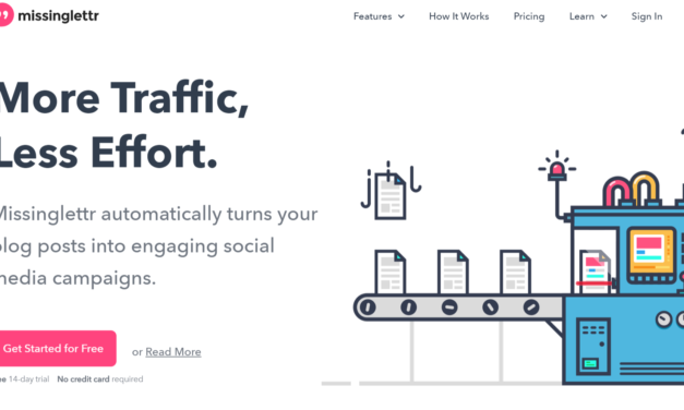 Magnetise Traffic Thru Content and Social Media with MissingLettr
