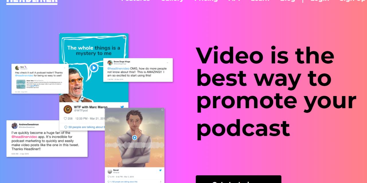 Power Up Your Podcasts with Headliner Audio Visualisers