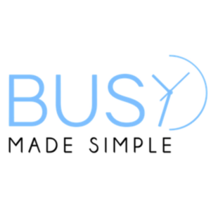 Busy made simple logo.