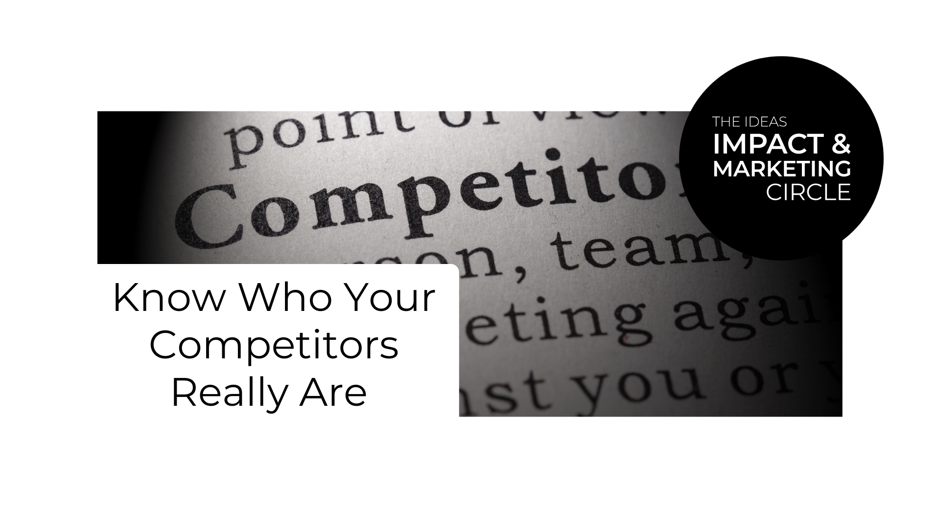 Know Your Competitors